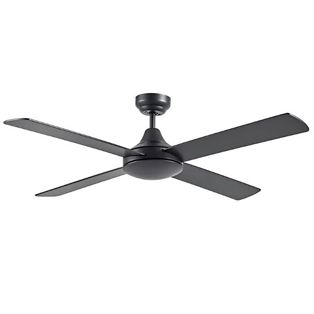 Martec Link 1220mm 4 Blade Ceiling Fan Matt Black FSL124M - The Blue Space