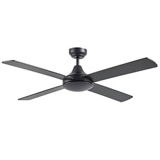 Martec Link 1220mm 4 Blade Ceiling Fan Matt Black FSL124M - The Blue Space