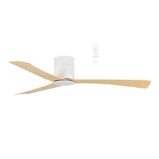 Martec Metro DC 1320mm Hugger Ceiling Fan White/Oak MDCM133WO - The Blue Space