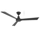 Martec Riviera DC 1320mm Ceiling Fan Matt Black MRDC133M - The Blue Space