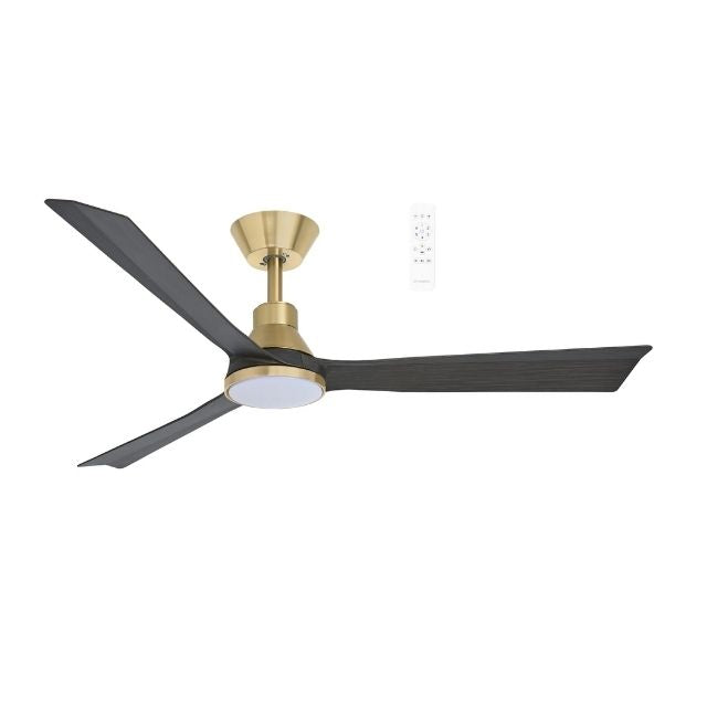 Martec Riviera DC 1320mm Ceiling Fan with LED Light Antique Bronze/Charcoal MRDC1333ACH - The Blue Space