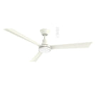 Martec Riviera DC 1320mm Ceiling Fan with LED Light Matt White MRDC1333W - The Blue Space