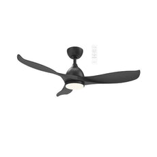 Martec Scorpion DC 1066mm Ceiling Fan with LED Light Matt Black MSDC1033M - The Blue Space