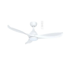 Martec Scorpion DC 1066mm Ceiling Fan with LED Light Matt White MSDC1033W - The Blue Space