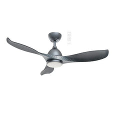 Martec Scorpion DC 1320mm Ceiling Fan with LED Light Graphite/Carbon blades MSDC1333GC - The Blue Space