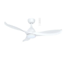 Martec Scorpion DC 1320mm Ceiling Fan with LED Light Matt White MSDC1333W - The Blue Space