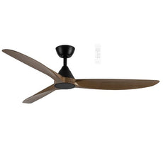 Martec Seaforth DC 1320mm Ceiling Fan Matt Black/Teak MDCS133MT - The Blue Space