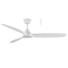 Martec Seaforth DC 1320mm Ceiling Fan with LED Light Matt White MDCS1333W - The Blue Space