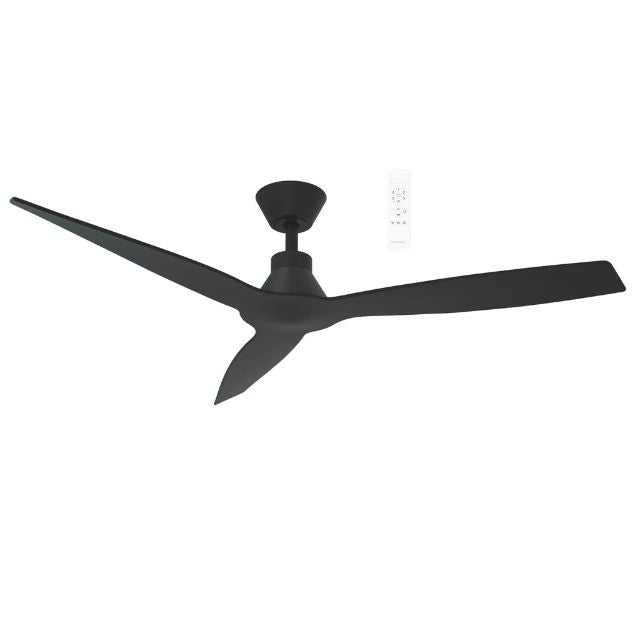 Martec Triumph DC 1320mm Ceiling Fan Matt Black MDCT133M - The Blue Space