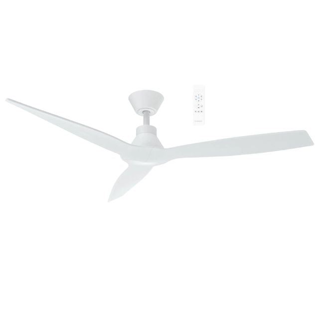 Martec Triumph DC 1320mm Ceiling Fan Matt White MDCT133W - The Blue Space