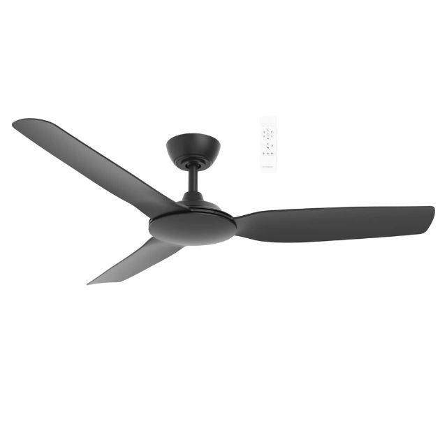 Martec Viper DC 3 1320mm Ceiling Fan Matt Black MVDC133M - The Blue Space