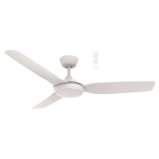 Martec Viper DC 3 1320mm Ceiling Fan with LED Light Matt White MVDC1333W - The Blue Space