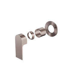 Nero Bianca Shower Mixer 80mm Plate Trim Kits Only Brushed Bronze NR321511DTBZ - The Blue Space