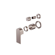 Nero Bianca Shower Mixer With Divertor Separate Back Plate Trim Kits Only Brushed Bronze NR321511GTBZ - The Blue Space