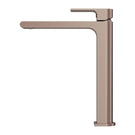 Side Nero Bianca Tall Basin Mixer Brushed Bronze NR321501ABZ - The Blue Space