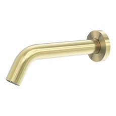 nero mecca wall mount sensor taps brushed gold | the blue space