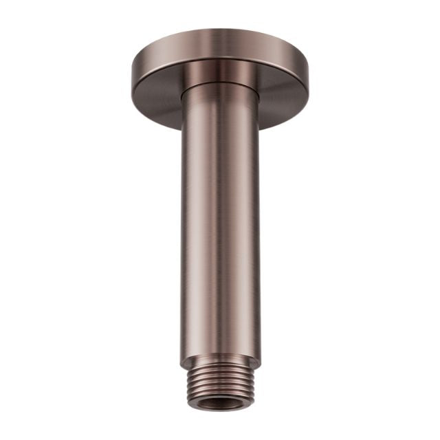 Nero Round Ceiling Arm 100mm Length Brushed Bronze NR503100BZ - The Blue Space