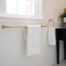 Phoenix Cromford Gold bathroom accessories - Branxton bank x the blue space