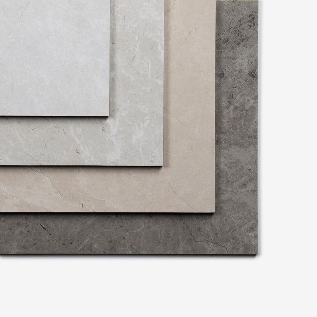 Tan Tilly Tundra Stone Tile Matte Tech Grip 600 x 600 x 10mm Porcelain  | The Blue Space