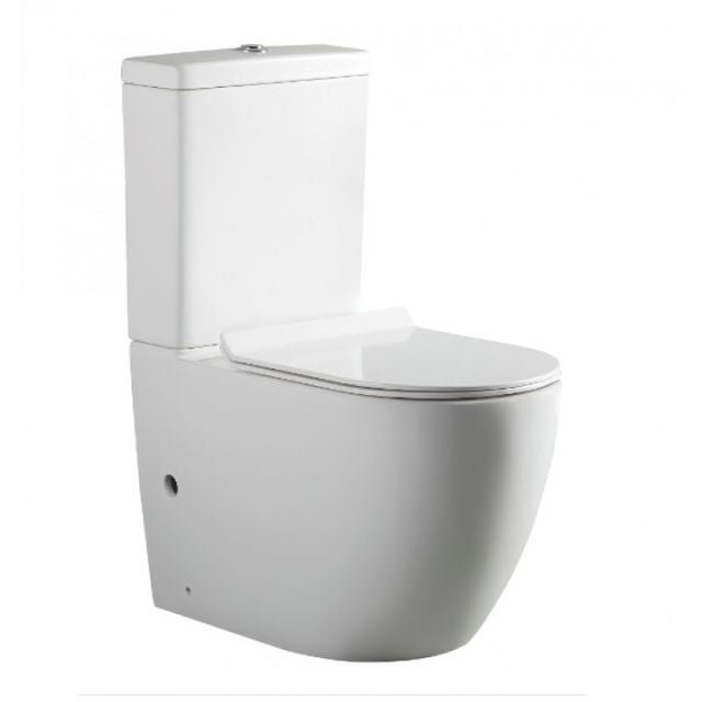 BelBagno Alexander-R Rimless Nano-Glaze Toilet Suite BB0152-R-TS - The Blue Space