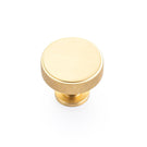 Castella Chelsea Knob Satin Brass 35mm - The Blue Space