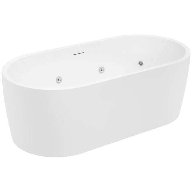 Decina Elisi Freestanding Contour Spa Bath 1700mm