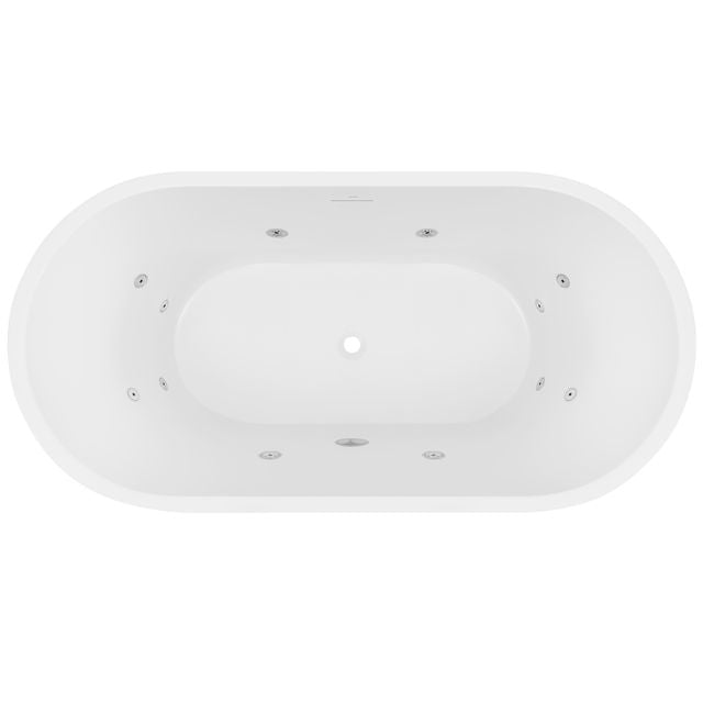 Decina Elisi Freestanding Contour Spa Bath 1700mm