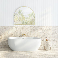 Decina Valentina Freestanding Bath Gloss White - The Blue Space