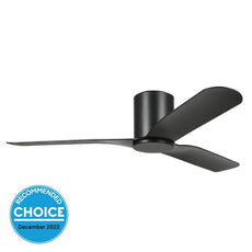 Eglo Iluka 52 Inch DC Fan Black Hugger 20538202 - The Blue Space