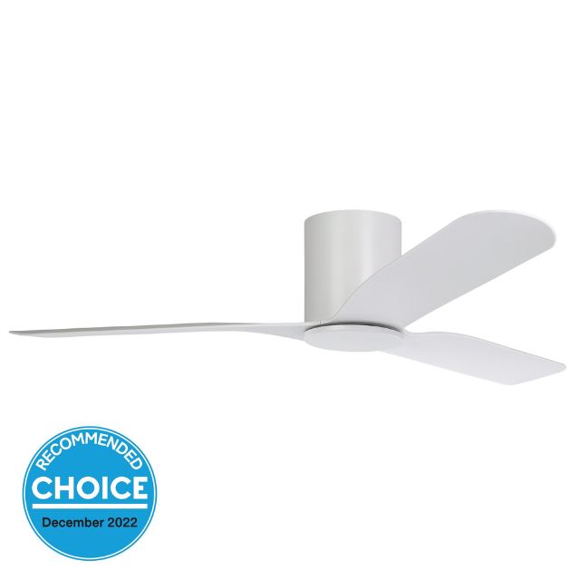 Eglo Iluka 52 Inch DC Fan White Hugger 20538201 - The Blue Space