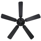 Below Eglo Waikiki 52 Inch AC Fan Black Black 20518102 - The Blue Space