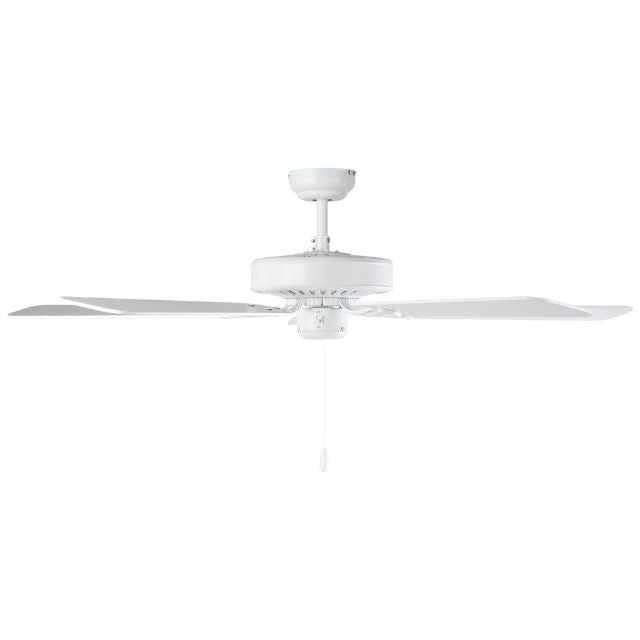 Side Eglo Waikiki 52 Inch AC Fan White White 20518101 - The Blue Space