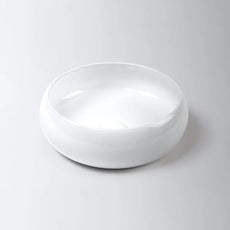 Eight Quarters 360mm Luna Circle Basin - Gloss White EQLCS-GW - The Blue Space