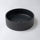 Eight Quarters 390mm Concrete Circle Above Counter Basin - Charcoal EQCO1-C - The Blue Space