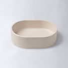 Eight Quarters 400mm x 280mm Concrete Mini Pod Above Counter Basin - Oat EQCO2-O - The Blue Space