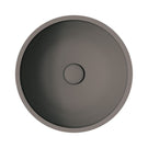 Top Fienza Alba Concrete Round Bowl Basin 362 x 145mm Warm Grey RB074 - The Blue Space