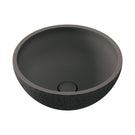 Fienza Alba Concrete Round Bowl Basin 362 x 145mm Warm Grey RB074 - The Blue Space