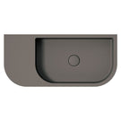 Top Fienza Blanca Concrete Wall Hung Basin Rh Bowl 650x300x200mm Warm Grey RB061 - The Blue Space