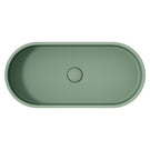 Top Fienza Jada Concrete Pill Basin Above Counter 600 x 280 x 120mm Sage RB013SG - The Blue Space