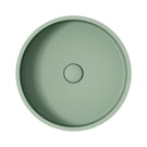 Top Fienza Jada Concrete Round Basin Above Counter 390 x 120mm Sage RB199SG - The Blue Space