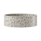 Front Fienza Jada Concrete Round Basin Above Counter 390 x 120mm Terrazzo RB199TZ - The Blue Space