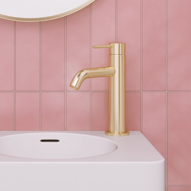 Lifestyle Fienza Kaya Basin Mixer Urban Brass 228103UB - The Blue Space