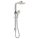 Angle Fienza Kaya Deluxe Twin Shower Brushed Nickel 455119BN - The Blue Space