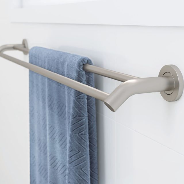 Fienza Kaya Double Towel Rail 900mm Brushed Nickel