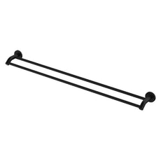 Fienza Kaya Double Towel Rail 900mm Matte Black 82808MB - The Blue Space