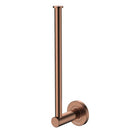 Close Fienza Kaya Dual Purpose Towel Rail/ Toilet Roll Holder Brushed Copper 82805CO - The Blue Space