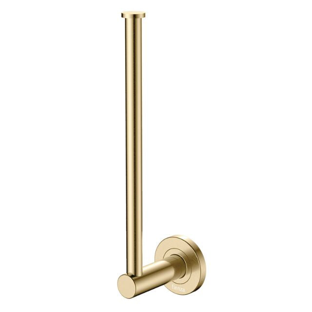 Angle Fienza Kaya Dual Purpose Towel Rail/Toilet Roll Holder Urban Brass 82805UB - The Blue Space