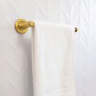 Lifestyle 5, Fienza Kaya Dual Purpose Towel Rail/Toilet Roll Holder Urban Brass 82805UB - The Blue Space