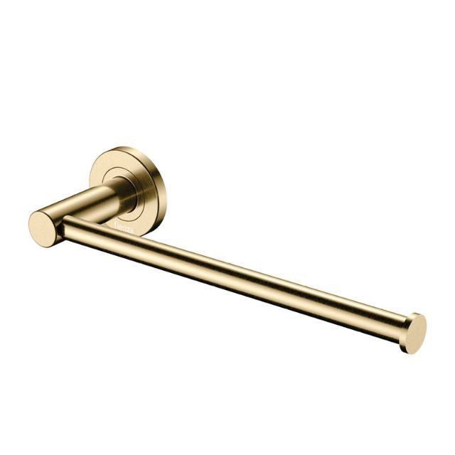 Fienza Kaya Dual Purpose Towel Rail/Toilet Roll Holder Urban Brass 82805UB - The Blue Space