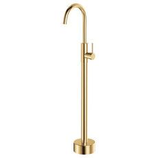 Fienza Kaya Floor Mounted Mixer Urban Brass  213112UB - The Blue Space